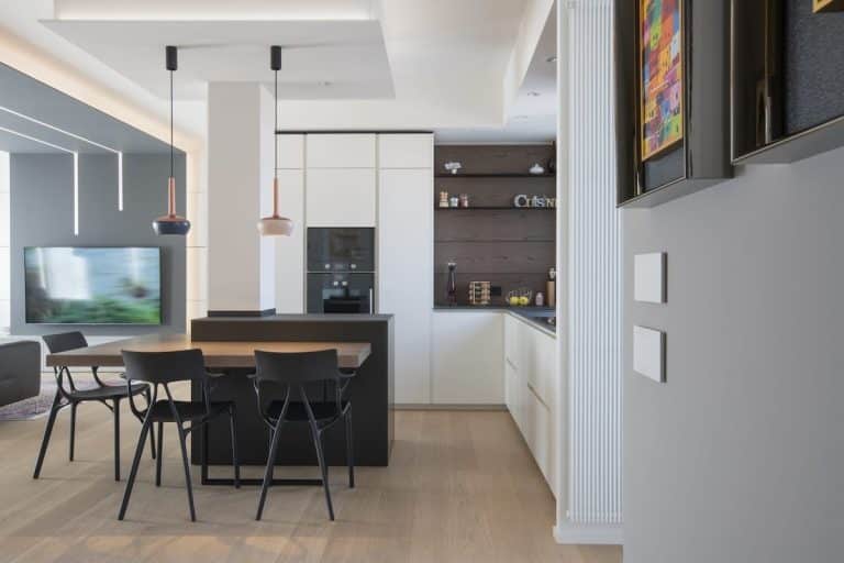 Cucina e soggiorno moderno, ristrutturazione chiavi in mano con Bonus Ristrutturazione