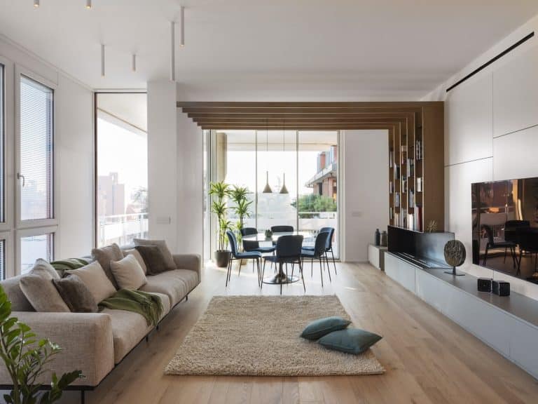Ristrutturazione soggiorno moderno a Milano realizzata da Creo Casa Milano